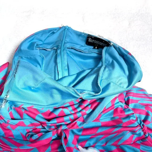 NWOT Dolls kill halter ruched dress S - Picture 8 of 8